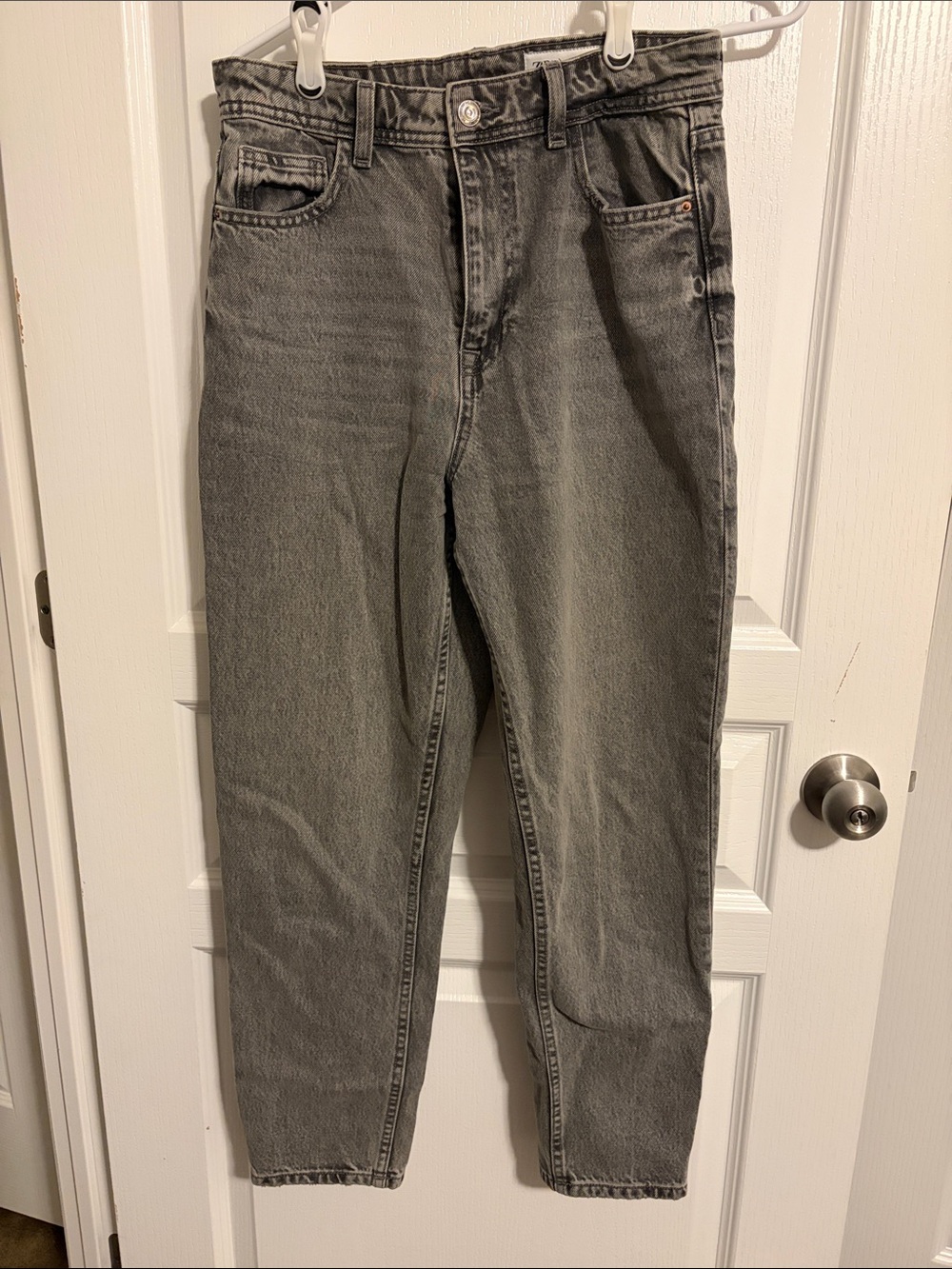 Zara High-Rise Gray Women's Jeans